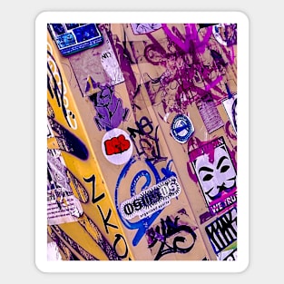 Urban Art Sticker Tag Graffiti NYC Magnet